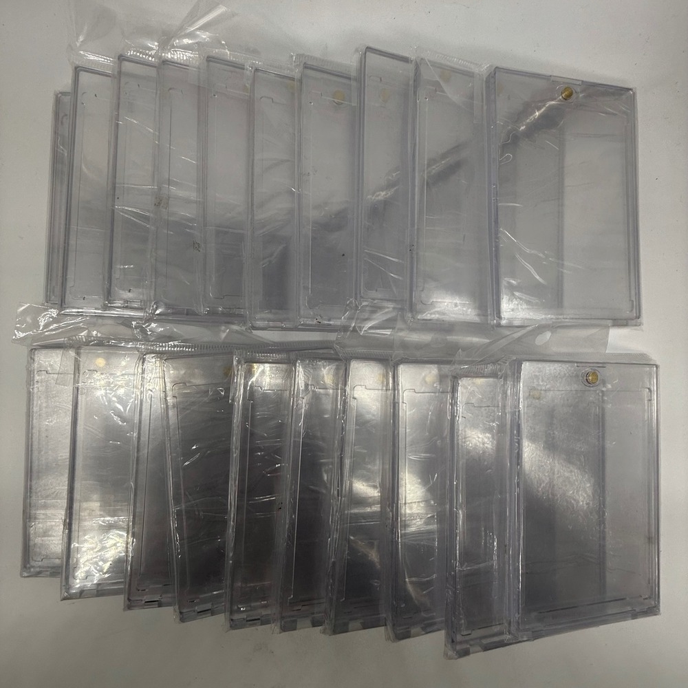 Lot of 20 Magnetic Acrylic Trading Card‎ Holders UV Protection for Standard Size